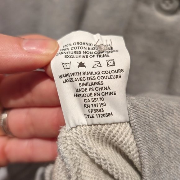 Frank & Oak button-up cardigan - light grey - Picture 4 of 5